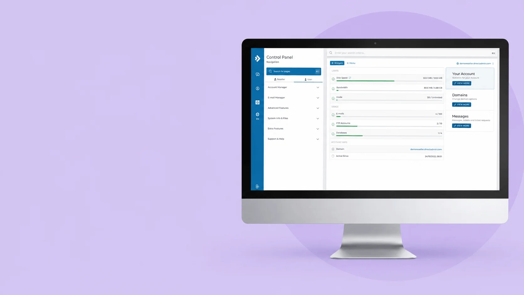 The Hosting Heroes - DirectAdmin Reseller Hosting